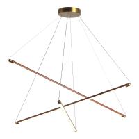 utsenka-SL6225.303.03 Светильник подвесной ST-Luce Латунь/Терракотовый, Белый LED 3*13W 3000K БРИК