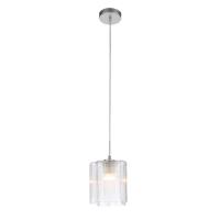 SL117.103.01 Подвес ST-Luce Серебристый/Прозрачный E27 1*60W ONDE