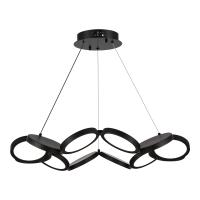 utsenka-SL6508.403.01 Светильник подвесной ST-Luce Черный/Белый LED 1*60W 4000K РИО