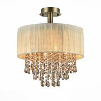 *SL893.532.05 Люстра потолочная ST-Luce Античная бронза/Слоновая кость, Коньячный E14 5*40W