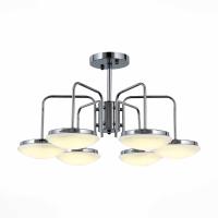 SLE120.102.06 Люстра потолочная ST-Luce Хром/Белый LED 6*12W 4000K PRATICO