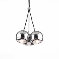 SL873.103.03 Люстра подвесная ST-Luce Хром/Хром, Прозрачный GU10 3*75W NANO