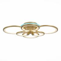 SLE200322-06RGB Светильник потолочный Золотистый/Белый LED 1*168W RGB 8W 3000-6000K