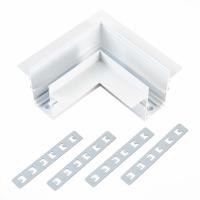 ST1007.529.12 Угол-соединитель для встраиваемого магнитного шинопровода под ГКЛ 12мм ST-Luce Белый SKYLINE 48+