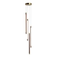 utsenka-SL6225.303.04 Светильник подвесной ST-Luce Латунь/Терракотовый, Белый LED 4*6W 3000K БРИК