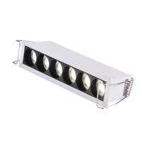 ST762.542.07 Св-к встр. белый LED 1*7W 4000K 550Lm Ra 90 24° IP20 L125xW30xH36 170-240V Встраиваемые светильники