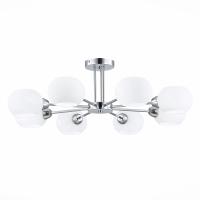 *SLE104302-08 Светильник потолочный Хром/Белый E14 8*40W